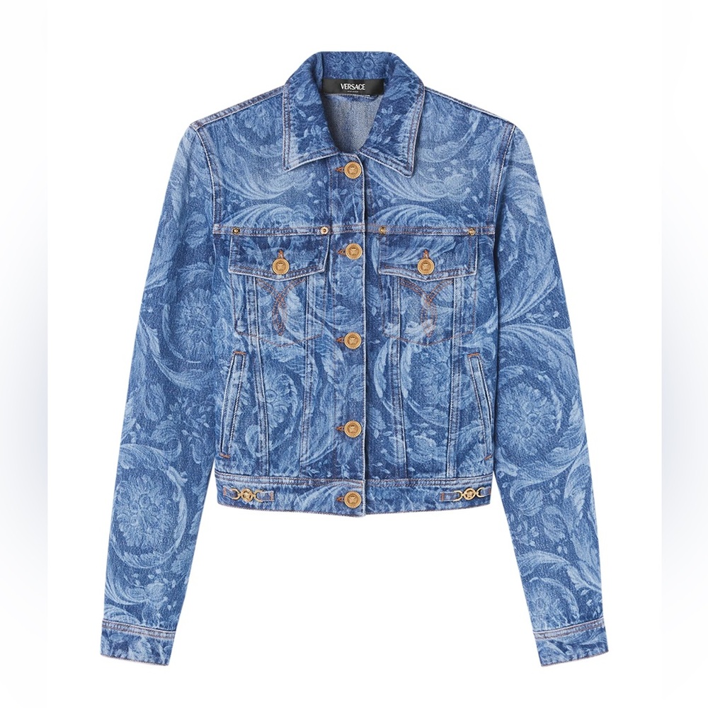 Versace Denim Jacket Sz 40 (US 4)